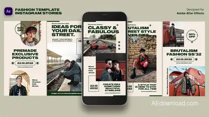 Fashion Instagram Stories Product Promo template preview