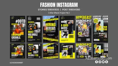 Fashion Instagram Template Product Promo template preview