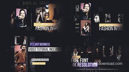 Fashion Intro broadcast-packages template preview