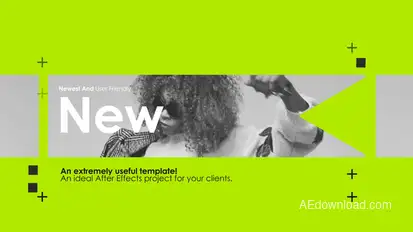 Fashion Intro Video Displays template preview