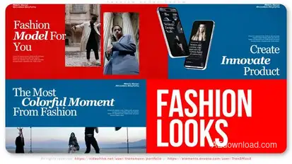 Fashion Looks Promo broadcast-packages template preview