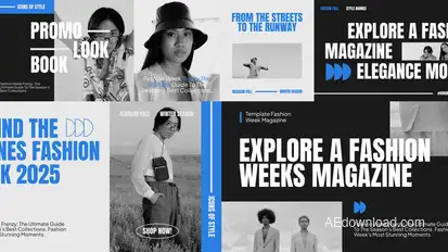 Fashion Magazine Weeks Product Promo template preview