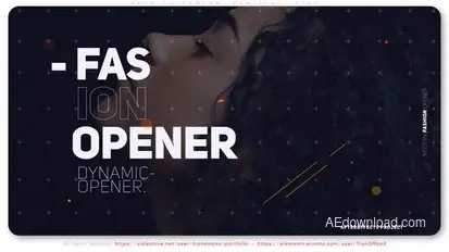 Fashion Modern Identical Intro broadcast-packages template preview