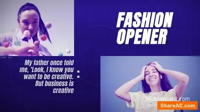 Fashion Opener Openers template preview