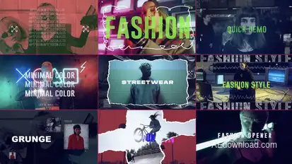 Fashion Opener Grunge Openers template preview