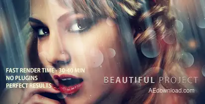 Fashion Portfolio Video Displays template preview