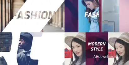 Fashion Promo Video Displays template preview