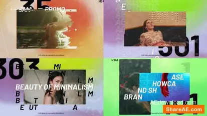 Fashion Promo // Liquid Glitch Openers template preview