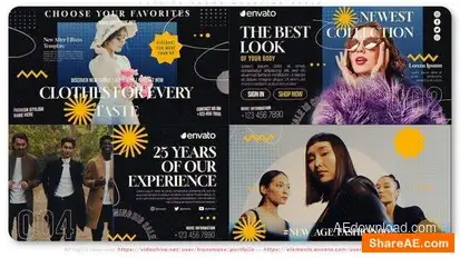 Fashion Promo Magazine Style Openers template preview