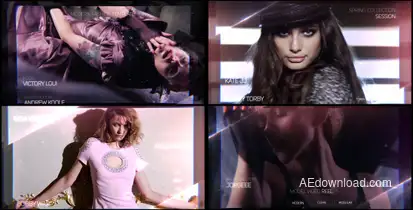 Fashion Reel Video Displays template preview