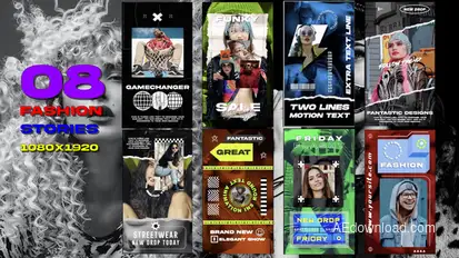 Fashion Reels Product Promo template preview