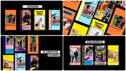 Fashion Sale Instagram Stories Product Promo template preview