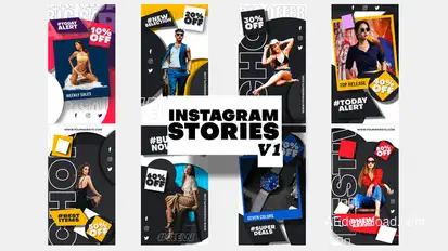 Fashion Sale Instagram Stories Product Promo template preview