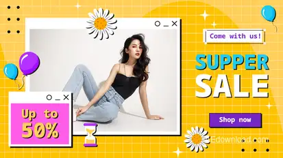 Fashion Sale Promo broadcast-packages template preview