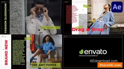 Fashion Scenes for After Effects Openers template preview