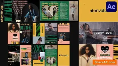 Fashion Slides And Stories for After Effects Openers template preview