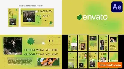 Fashion Slideshow for After Effects Openers template preview