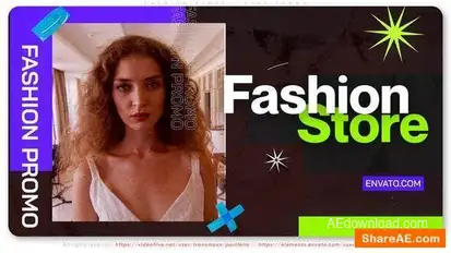 Fashion Store - Flat Promo Openers template preview