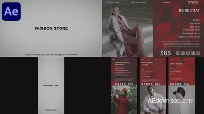 Fashion Store for After Effects Openers template preview