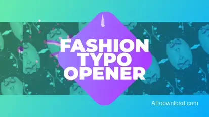 Fashion Typo Opener Openers template preview