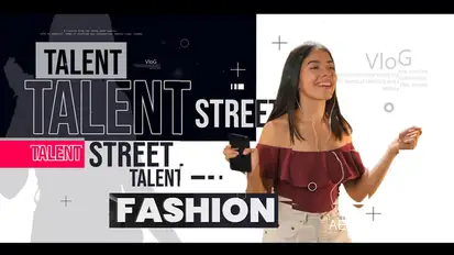 Fashion Vlog Promo broadcast-packages template preview