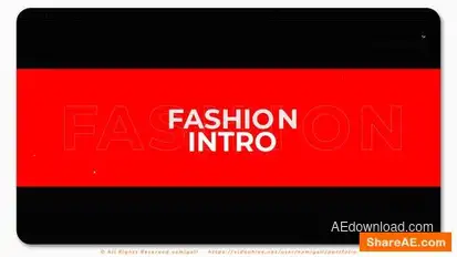 Fashion Youtube Intro Openers template preview