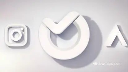 Fast 3D Logo Logo Stings template preview