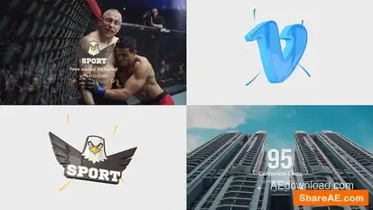 Fast 3D Logo Logo Stings template preview