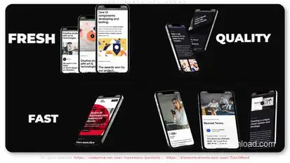 Fast Black App Promo Product Promo template preview