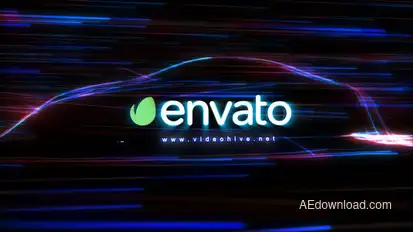 Fast Car Logo Ident Logo Stings template preview