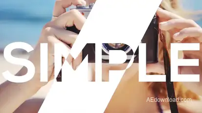 Fast Clean Slideshow Video Displays template preview