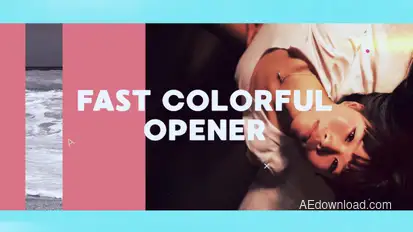 Fast Colorful Opener Openers template preview