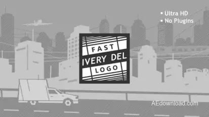 Fast Delivery Logo Logo Stings template preview