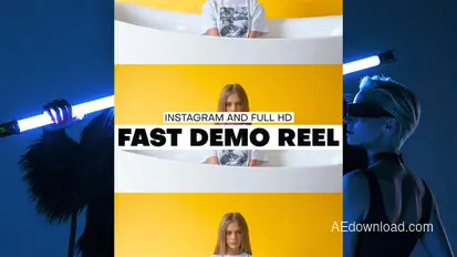 Fast Demo Reel Openers template preview