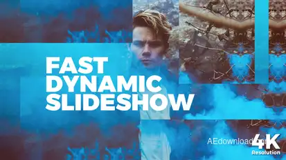 Fast Dynamic Slideshow Video Displays template preview