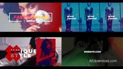 Fast Fashion Intro for After Effects Openers template preview