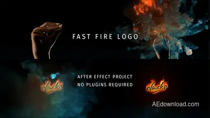 Fast Fire Logo Logo Stings template preview
