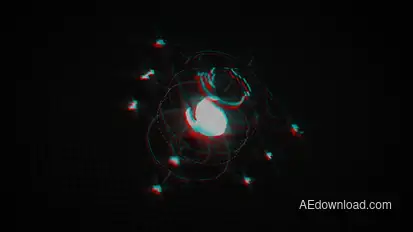 Fast Glitch Logo Opener Intro Logo Stings template preview