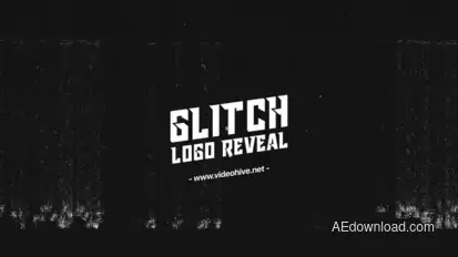 Fast Glitch Logo Reveal Logo Stings template preview