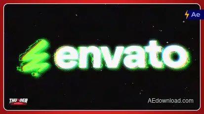 Fast Glitch Logo Reveal Logo Stings template preview