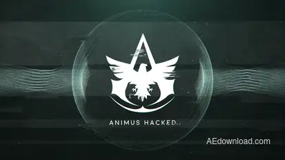 Fast Glitch Logo V4 Logo Stings template preview