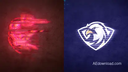 Fast Grunge Glitch Logo Logo Stings template preview