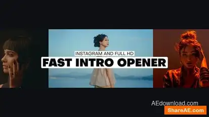 Fast Intro Opener Openers template preview