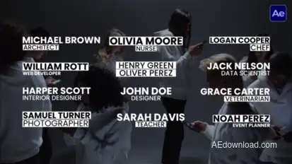 Fast Minimal Lower Thirds  AE Elements template preview