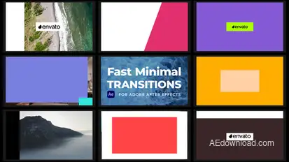 Fast Minimal Transitions Elements template preview