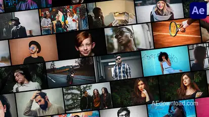 Fast Mosaic Logo Opener Openers template preview