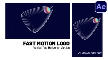 Fast Motion Logo Logo Stings template preview