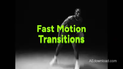 Fast Motion Transitions Elements template preview