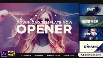 Videohive Fast Opener 22123214 Openers template preview