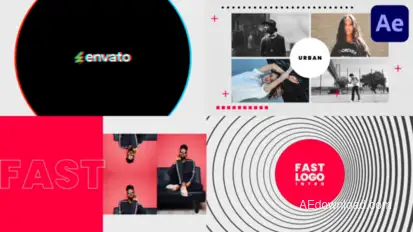 Fast Photo Intro | After Effects Logo Stings template preview